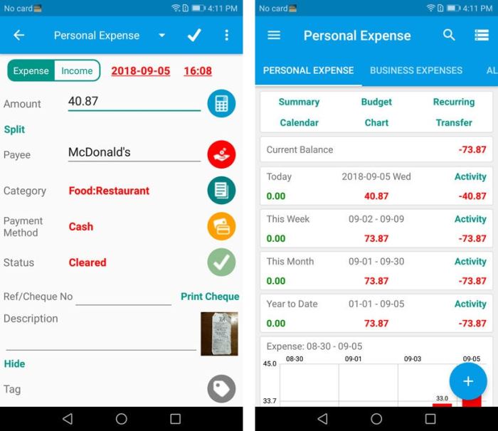 Expense application expenses dribbble eleken bill anastasiia Expenses app